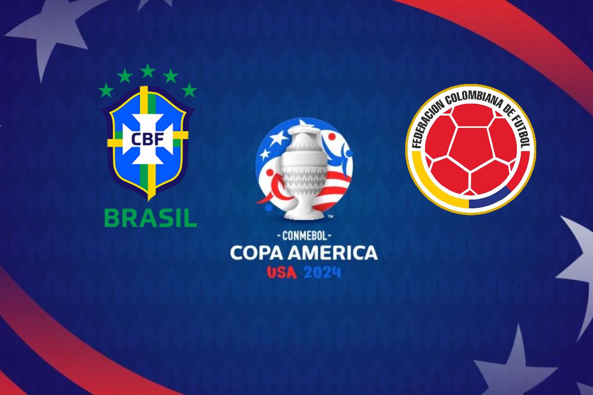 Copa América 2024 Ver en vivo Brasil vs Colombia de Jornada 3