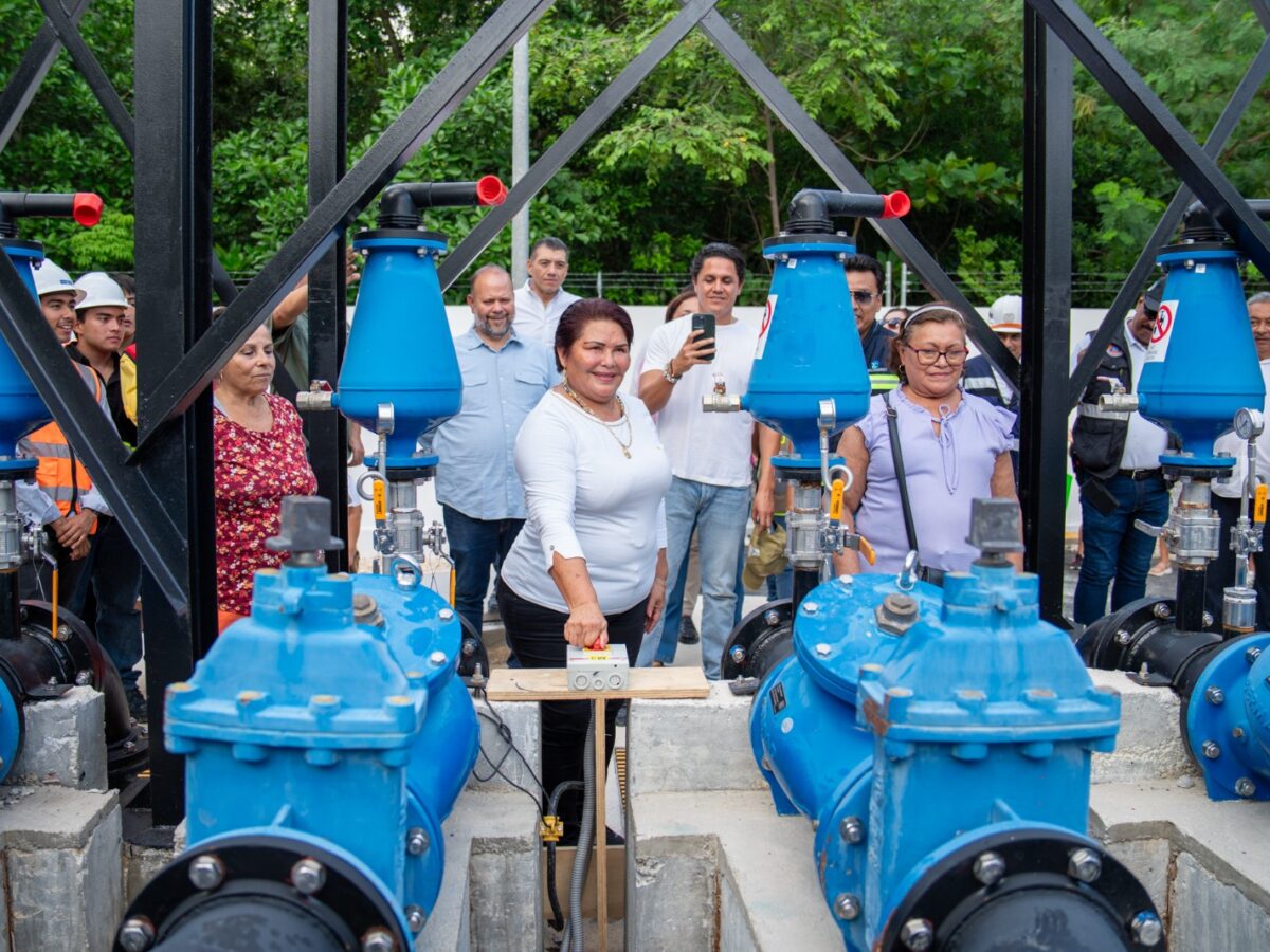 Aguakan beneficia a más de 11 mil vecinos de Puerto Morelos con nuevo cárcamo sanitario
